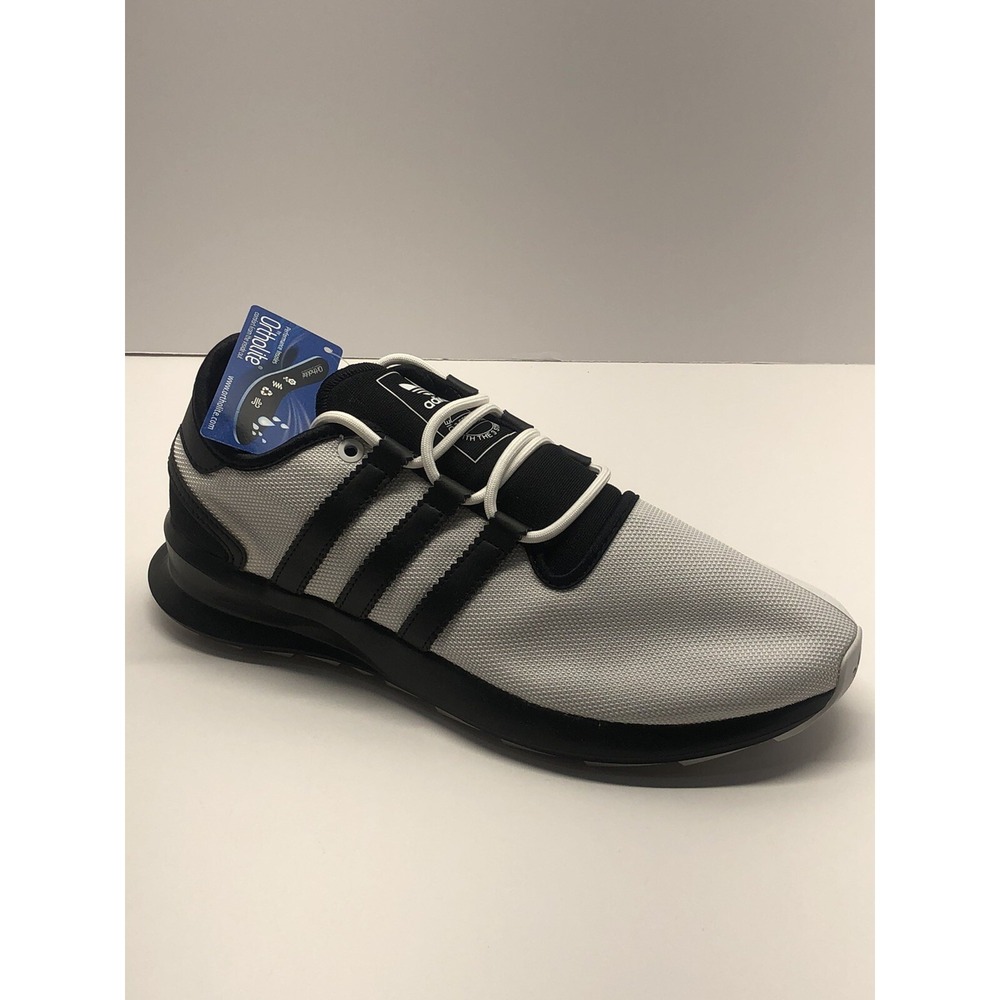Adidas SL Rise Mens White Black Mesh Athletic Running Shoes Size 9 - Picture 1 of 12